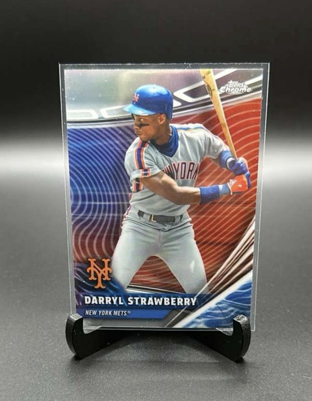 2026 Topps Chrome - Chrome Rivals Away Darryl Strawberry #RVA-21 New York Mets