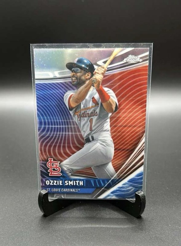 2026 Topps Chrome #RVA-18 Ozzie Smith Chrome Rivals Away