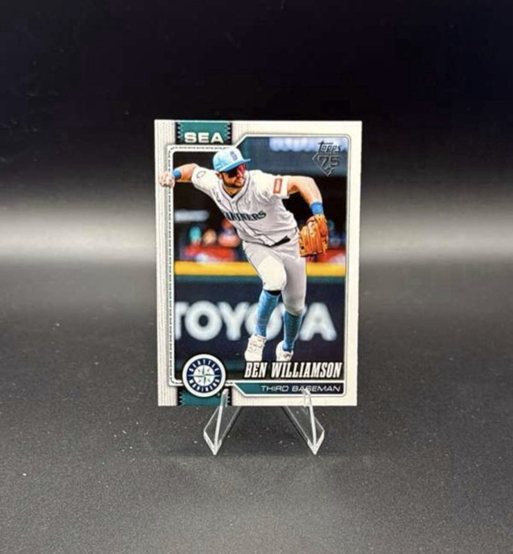 2026 Topps Series 1 #226 Ben Williamson Holo Foil Mariners