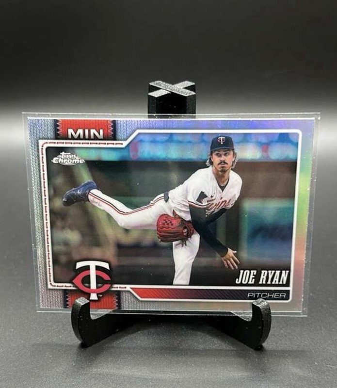 2026 Topps Chrome #210 Joe Ryan Chrome Refractor Minnesota Twins