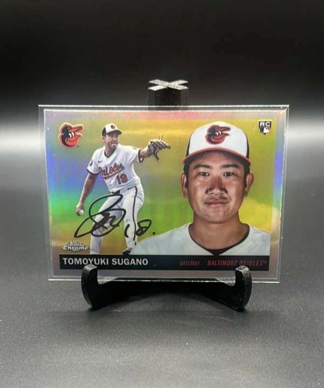 2025 Topps Chrome Platinum Tomoyuki Sugano Refractor #394 Orioles