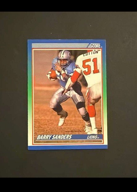 1990 Score 100 Hottest Players - Barry Sanders #5
