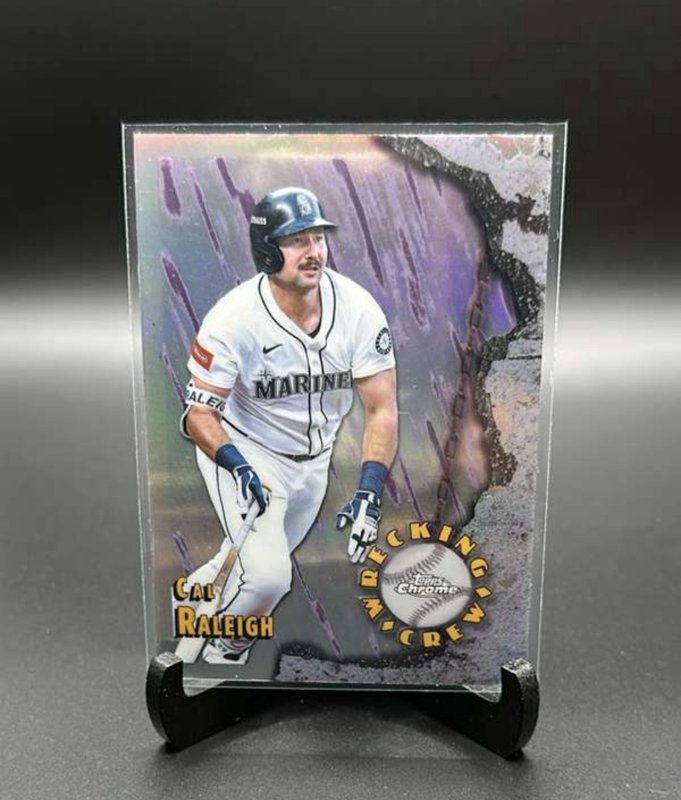 2026 Topps Chrome Cal Raleigh Wrecking Crew insert #WC-5