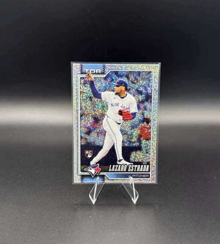 2026 Topps Series 1 Lazaro Estrada #299 Holo Foil RC Toronto Blue Jays