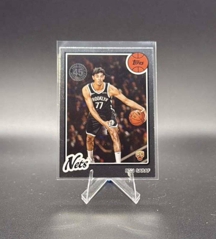 2025-26 Topps - 1980-81 Topps Basketball Ben Saraf #80BK-72 (RC)
