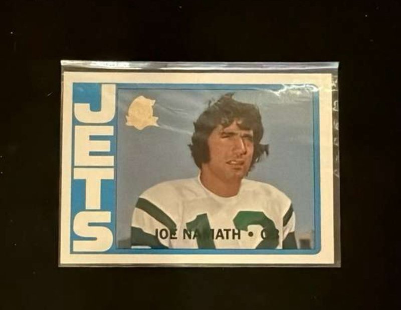 1996 topps joe namath reprint #100