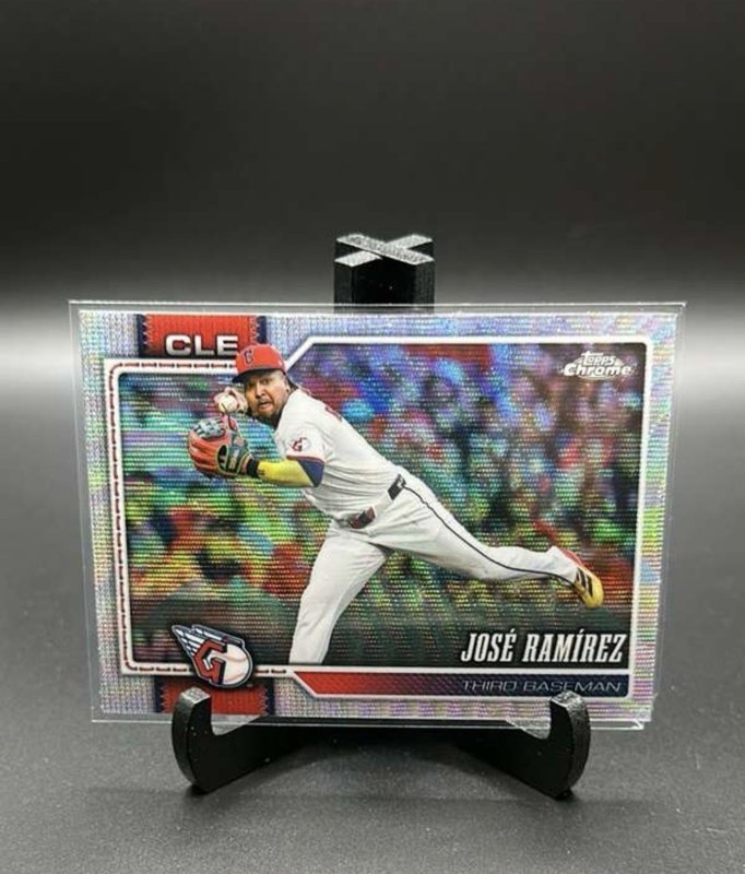 2026 Topps Chrome Baseball Jose Ramirez #127 Wave Refractor - Guardians