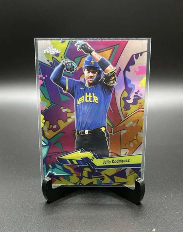 Julio Rodríguez 2026 Topps Chrome #WST-14 Wild Style