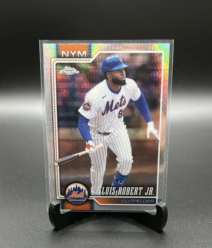 Luis Robert Jr. - 2026 Topps Chrome Prism Refractor #267 New York Mets