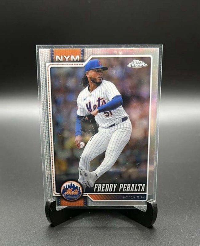 FREDDY PERALTA 2026 TOPPS CHROME REFRACTOR METS