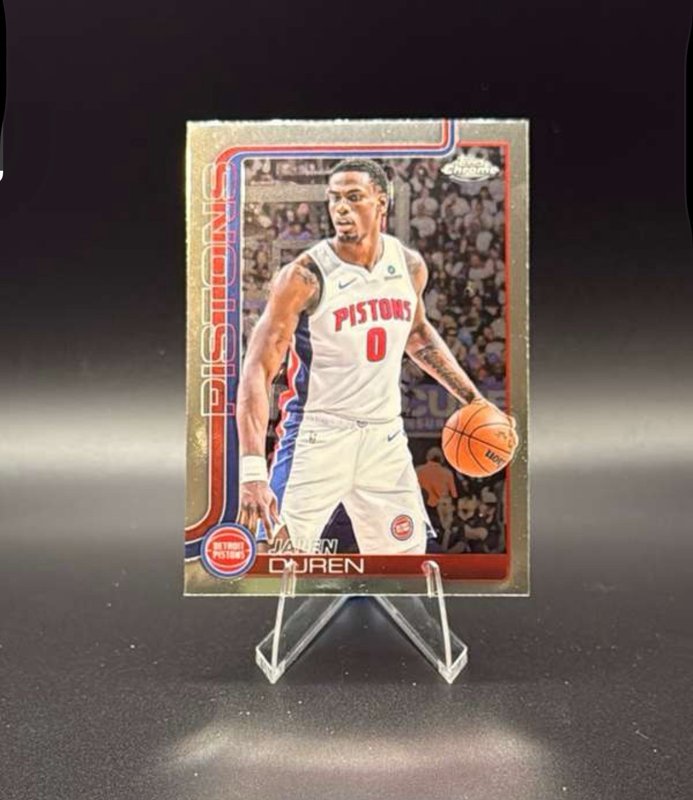 2025-26 Topps Chrome Jalen Duren #57 Detroit Pistons