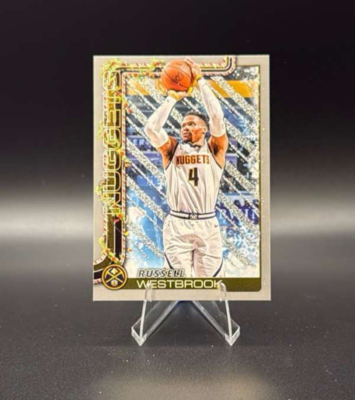 2025-26 Topps Holiday Russell Westbrook Glitter #H81 Nuggets