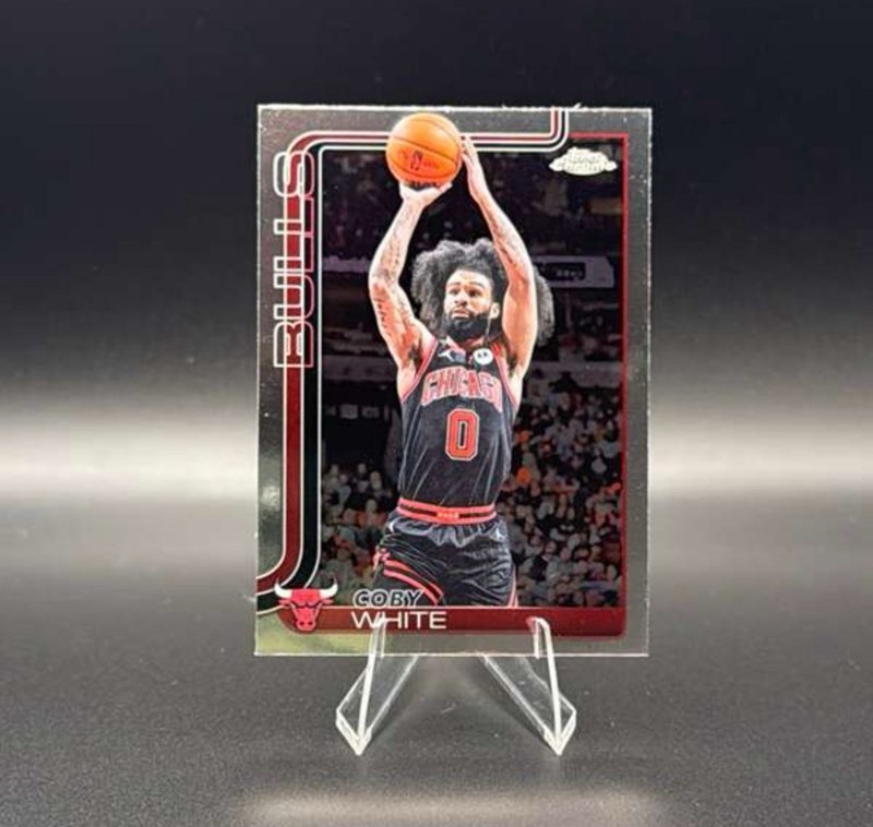 #80 Coby White 2025-26 Topps Chrome