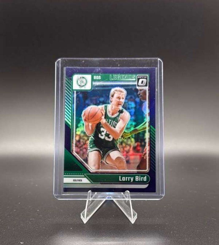 Larry Bird Blue Velocity Prizm2024-25 Panini Donruss Optic #243