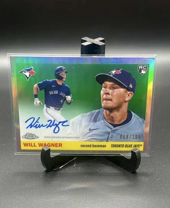 Topps 2025 Chrome Platinum Will Wagner Blue Jays RC Auto Refractor #CPA-WW /199