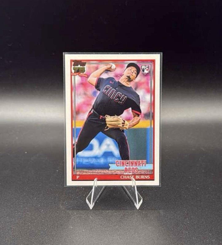 2026 Topps Series 1 - 1991 Topps Baseball Chase Burns #T91-73 (RC)