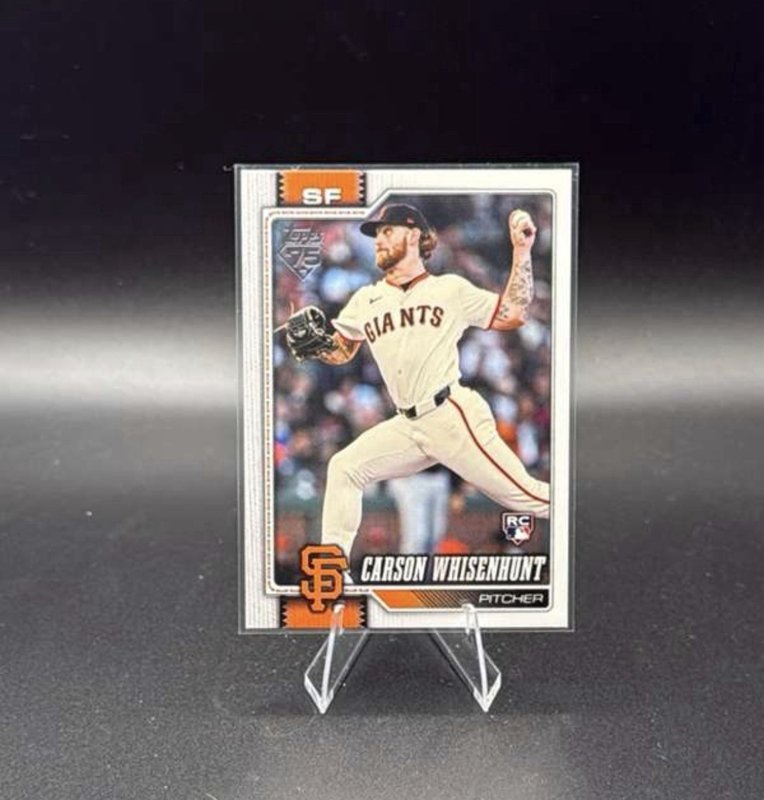 2026 Topps Series 1 - Carson Whisenhunt #184 (RC)
