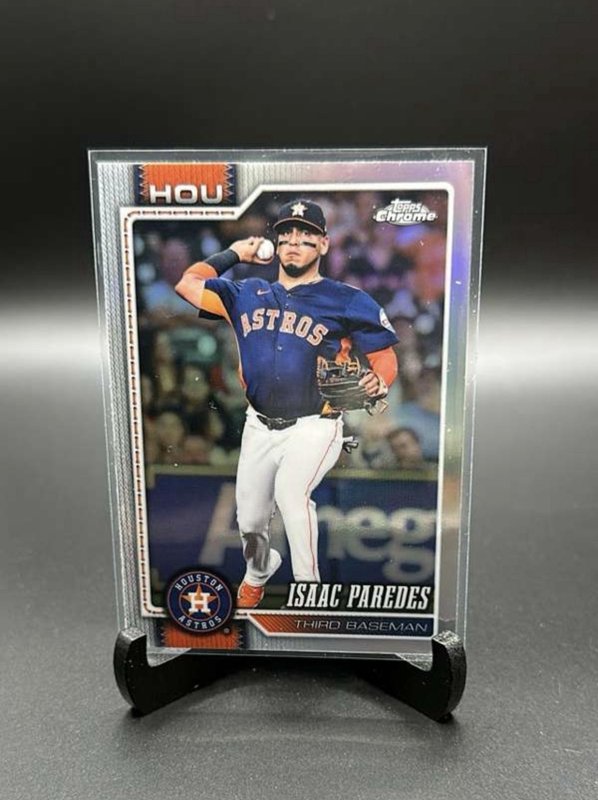 2026 Topps Chrome Isaac Paredes #32 Refractor