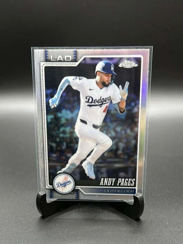2026 Topps Chrome Andy Pages Refractor #10 Los Angeles Dodgers