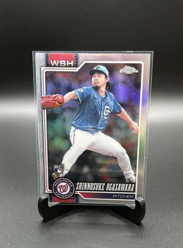 2026 Topps Chrome - Shinnosuke Ogasawara #64 Washington Nationals - Refractor