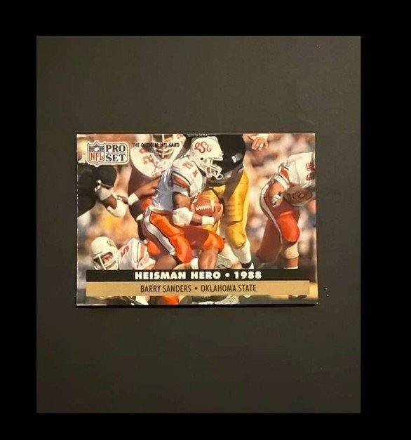 1991 Pro Set - Heisman Hero Barry Sanders #39