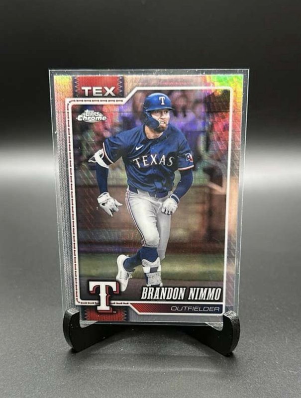 2026 Topps Chrome #101 Brandon Nimmo Refractors