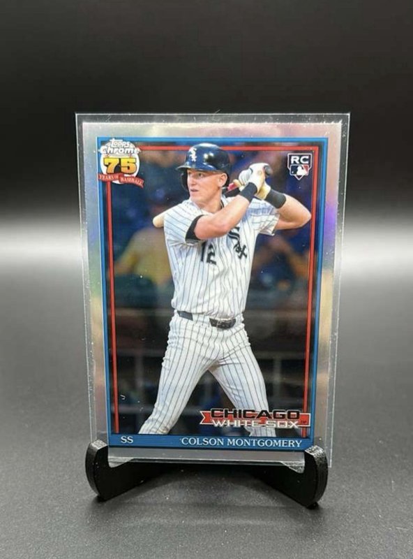 2026 Topps Chrome Colson Montgomery RC 1991 Throwback Refractor White Sox