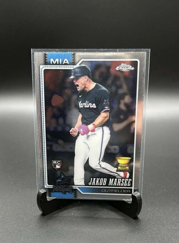 2026 Topps Chrome Baseball #261 Jakob Marsee Rookie Card RC