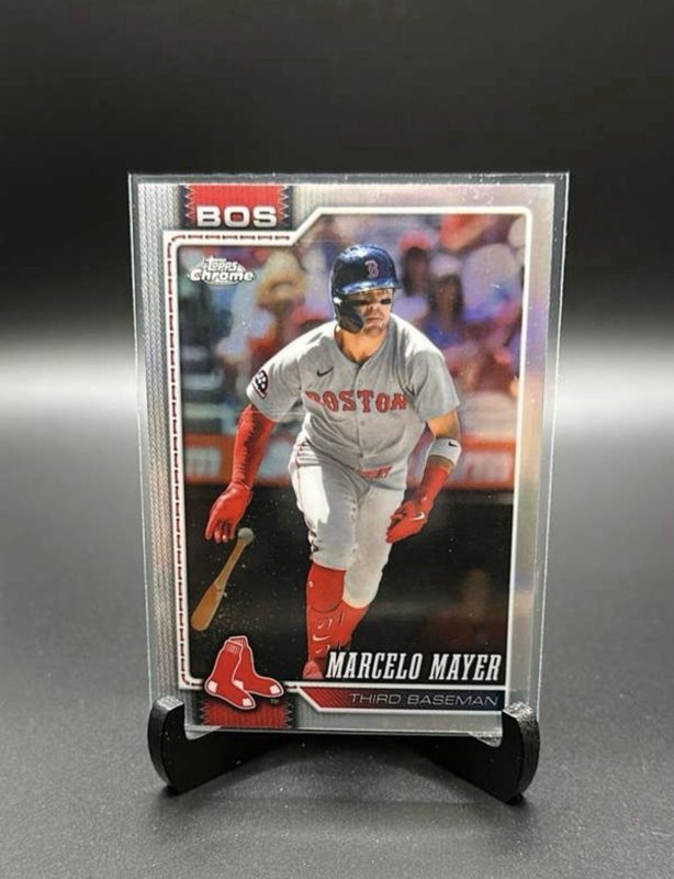2026 Topps Chrome Marcelo Mayer Refractor #88 Boston Red Sox