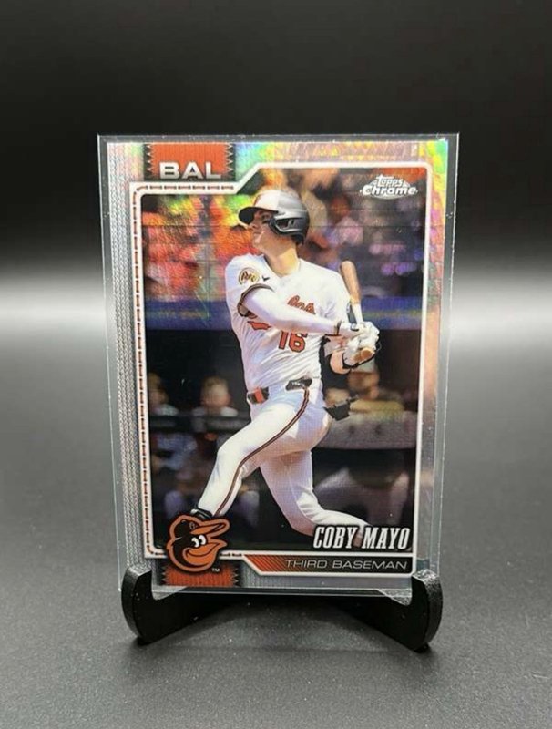 2026 Topps Chrome Coby Mayo #139 Refractor Baltimore Orioles