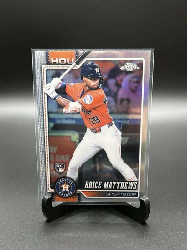 2026 Topps Chrome Brice Matthews RC Rookie Refractor