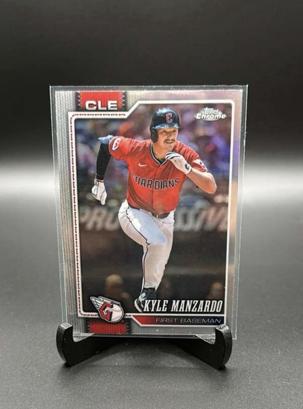2026 Topps Chrome #117 Kyle Manzardo Refractors