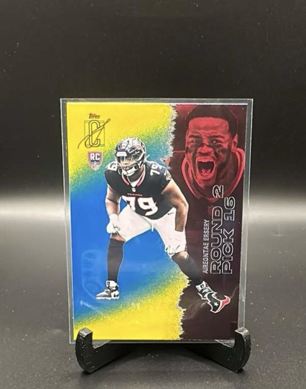 #195 Aireontae Ersery 2025 Topps Signature Class - Blue & Yellow
