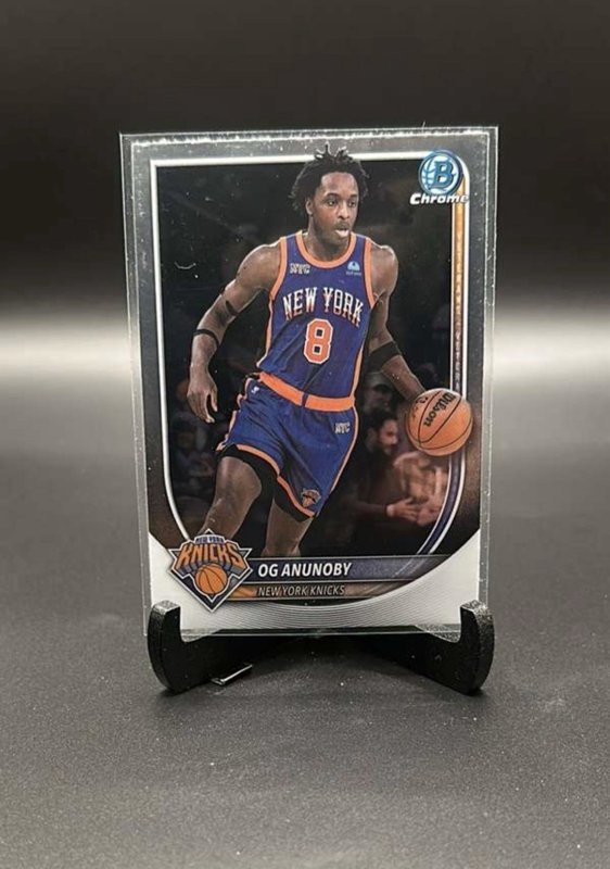 OG Anunoby 2025-26 Bowman Chrome New York Knicks