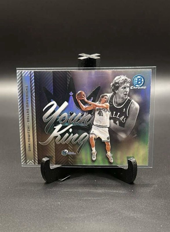 Dirk Nowitzki Young Kings Refractor SSP 2025-26 Bowman Chrome Mavericks #YK-20