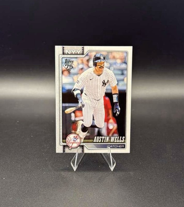 2026 Topps Series 1 #220 Austin Wells - New York Yankees
