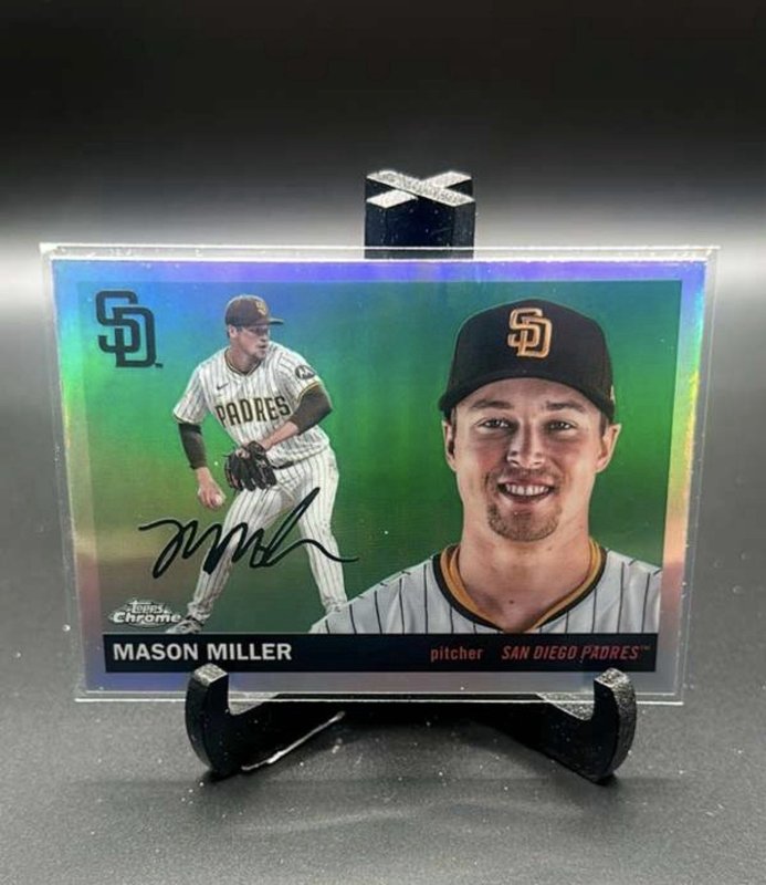 2025 Topps Chrome Platinum Anniversary-Mason Miller #77 Refractor