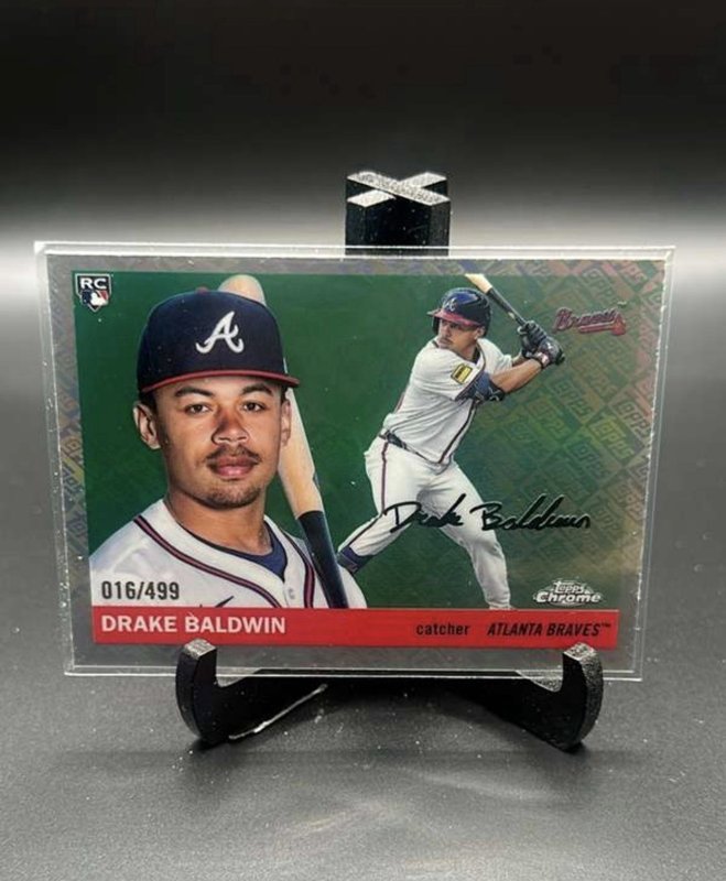 2025 Topps Chrome Platinum Drake Baldwin Logofractor Rookie 016:499 Braves