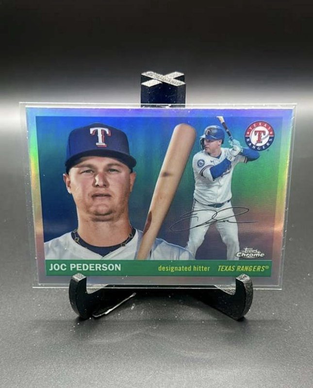 2025 Topps Chrome Platinum Anniversary Joc Pederson Refractor #54 Rangers