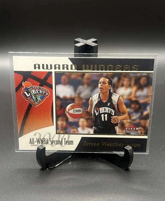 2001 Fleer Tradition WNBA AwardWinners Teresa Weatherspoon 8of10 NEWYORK LIBERTY