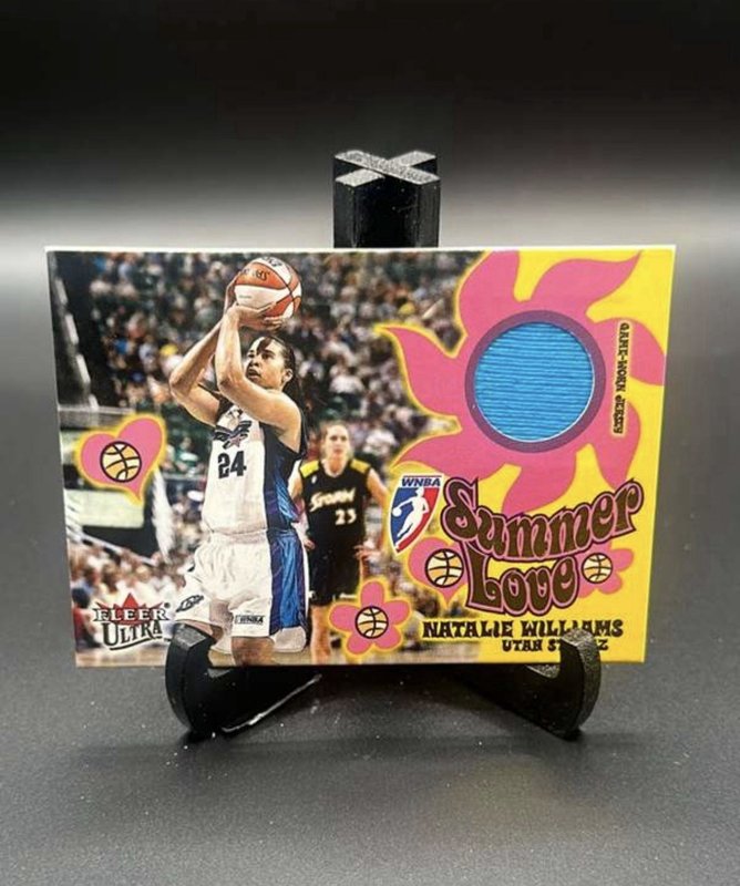 Natalie Williams 2002 WNBA Fleer Ultra Summer Love Authentic Game Worn Jersey
