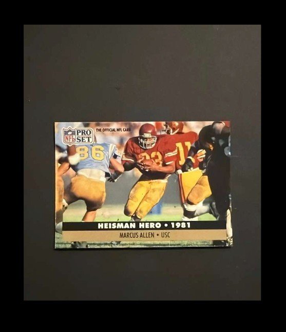 1991 Pro Set - Heisman Hero Marcus Allen #45