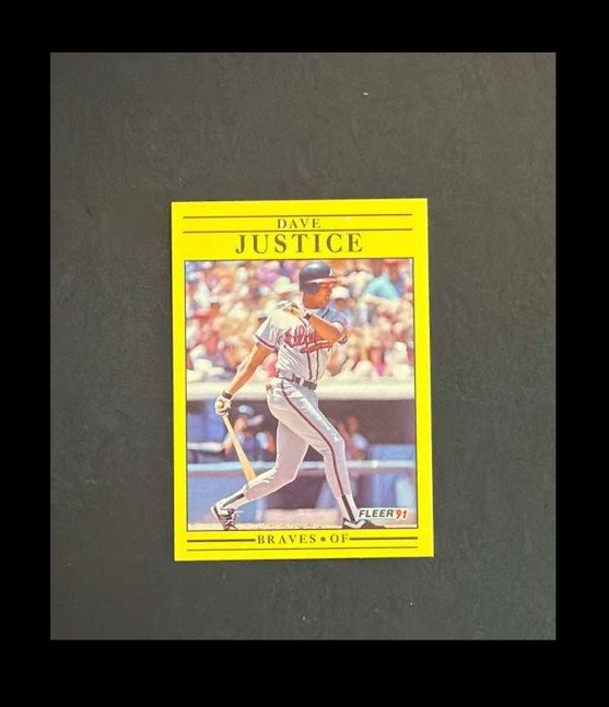 1991 Fleer - David Justice #693