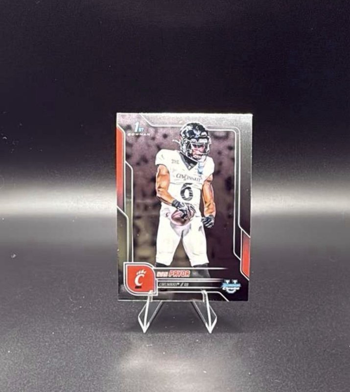 2025 Bowman University Chrome - Evan Pryor #118 (RC)
