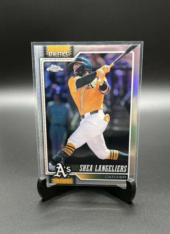 2026 Topps Chrome Shea Langeliers Athletics #273 Refractor