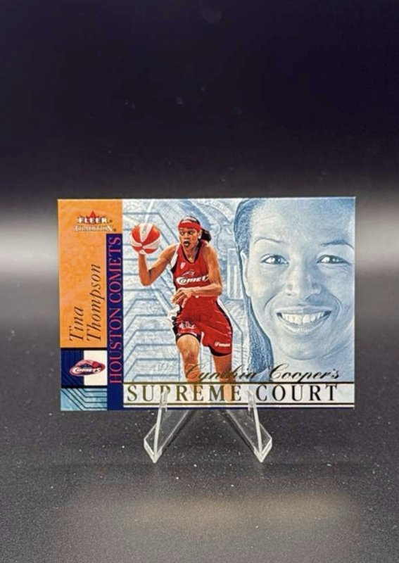 2001 Fleer Tradition WNBA - Cynthia Cooper's Supreme Court Tina Thompson #6 SC