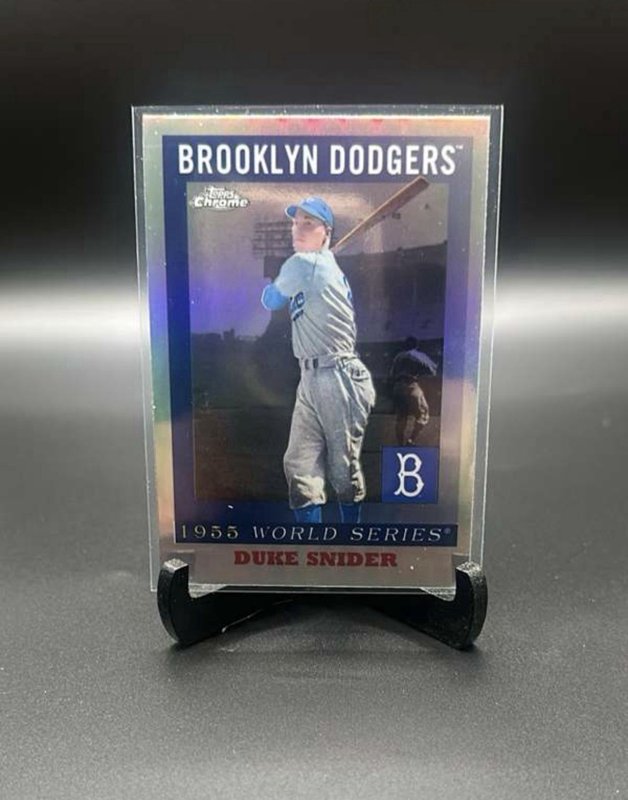 2025 Topps Chrome Platinum Anniversary #55WS-4 Duke Snider 1955 World Series