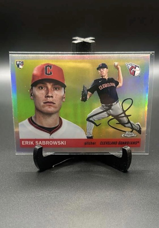 2025 Topps Chrome Platinum Erik Sabrowski #259 Refractor RC Guardians