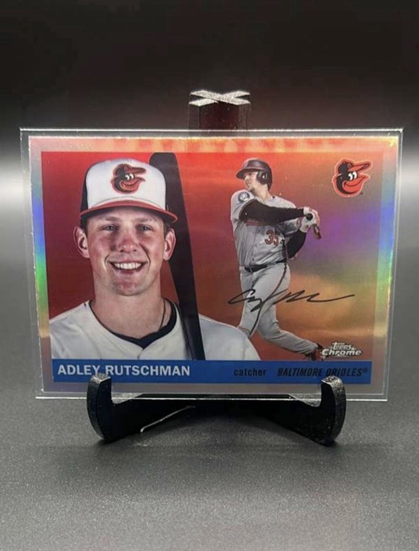Adley Rutschman 2025 Topps Chrome Platinum Anniversary Refractor#400