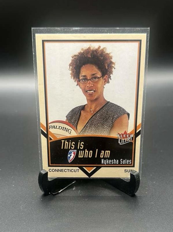 2003 Fleer Ultra WNBA This is who I am Nykesha Sales #5W 11pj